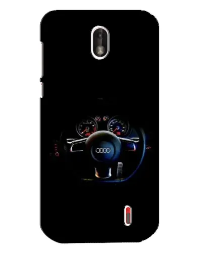 Чехол для Nokia 1 с картинкой «Салон Audi — руль» Чехол для Nokia 1 с картинкой «Салон Audi — руль»
