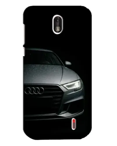 Чехол для Nokia 1 с картинкой «Audi — детализация кузова» Чехол для Nokia 1 с картинкой «Audi — детализация кузова»