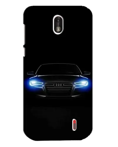 Чехол для Nokia 1 с картинкой «Audi в неоне» Чехол для Nokia 1 с картинкой «Audi в неоне»
