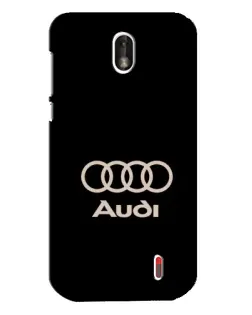 Чехол для Nokia 1 с картинкой «Audi — золотой логотип»