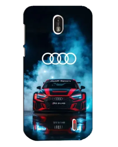 Чехол для Nokia 1 с картинкой «Audi Sport — неон» Чехол для Nokia 1 с картинкой «Audi Sport — неон»