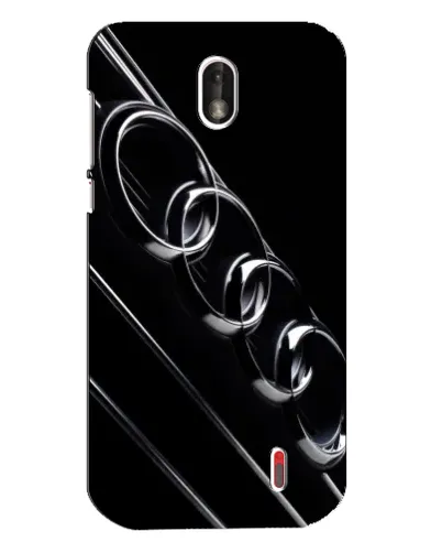 Чехол для Nokia 1 с картинкой «Audi — абстрактные кольца» Чехол для Nokia 1 с картинкой «Audi — абстрактные кольца»