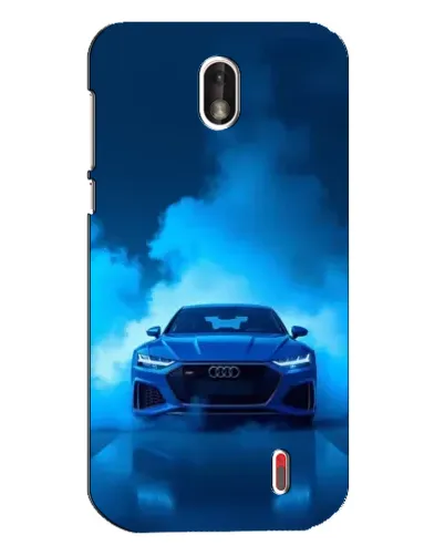 Чехол для Nokia 1 с картинкой «Audi — голубая энергия» Чехол для Nokia 1 с картинкой «Audi — голубая энергия»