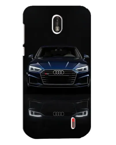 Чехол для Nokia 1 с картинкой «Audi — ночное отражение» Чехол для Nokia 1 с картинкой «Audi — ночное отражение»