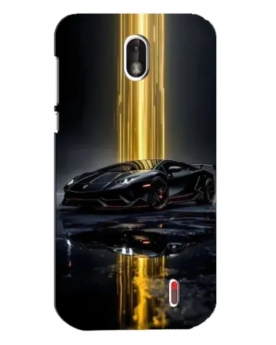 Чехол для Nokia 1 с картинкой «Ночной Lamborghini драйв» Чехол для Nokia 1 с картинкой «Ночной Lamborghini драйв»