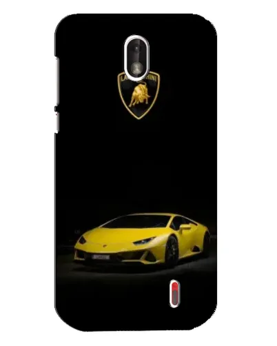 Чехол для Nokia 1 с картинкой «Lamborghini желтый акцент» Чехол для Nokia 1 с картинкой «Lamborghini желтый акцент»