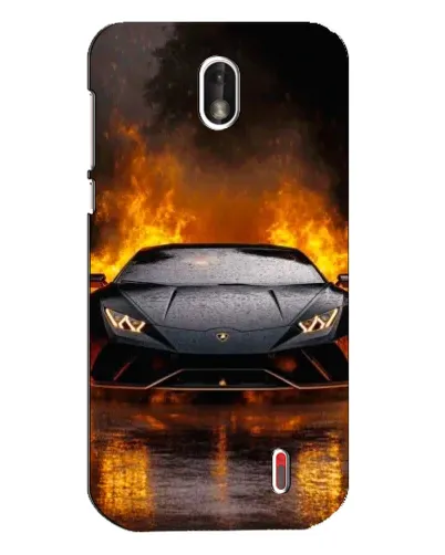 Чехол для Nokia 1 с картинкой «Lamborghini в огне» Чехол для Nokia 1 с картинкой «Lamborghini в огне»