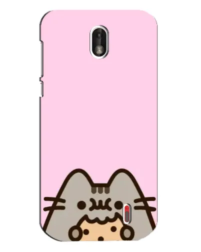 Чохол для Nokia 1 з картинкою «Pusheen та печиво» Чохол для Nokia 1 з картинкою «Pusheen та печиво»