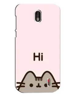 Чохол для Nokia 1 з картинкою «Пушин каже Hi»