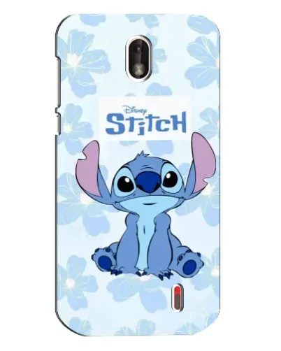 Чохол для Nokia 1 з картинкою «Stitch серед квітів»