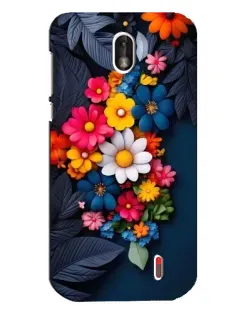 Чехол для Nokia 1 с картинкой «Цветочная феерия»