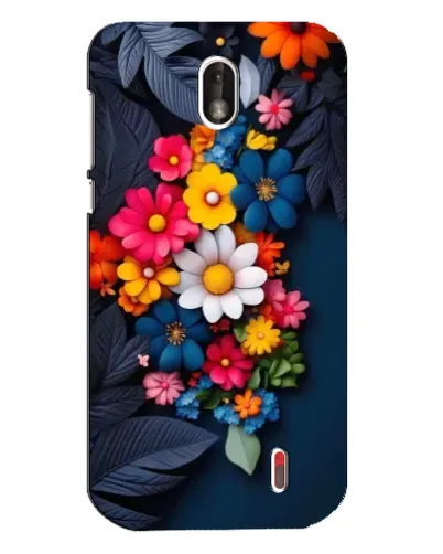 Чехол для Nokia 1 с картинкой «Цветочная феерия» Чехол для Nokia 1 с картинкой «Цветочная феерия»