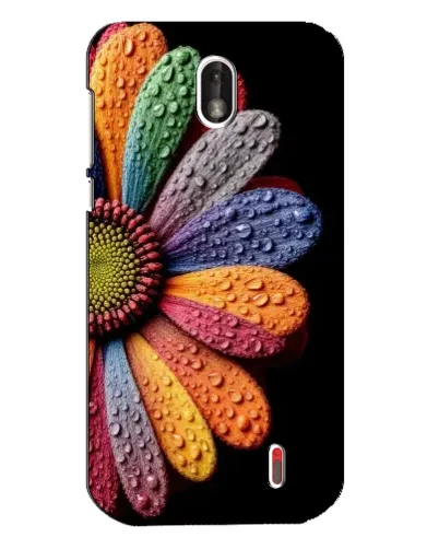 Чехол для Nokia 1 с картинкой «Радужный цветок» Чехол для Nokia 1 с картинкой «Радужный цветок»