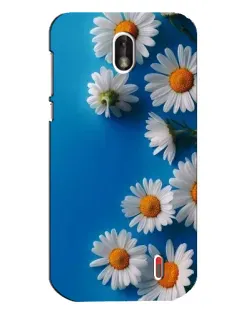 Чехол для Nokia 1 с картинкой «Белоснежные маргаритки»