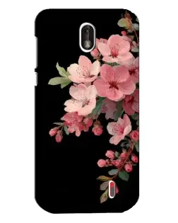 Чехол для Nokia 1 с картинкой «Розовая ветка сакуры»