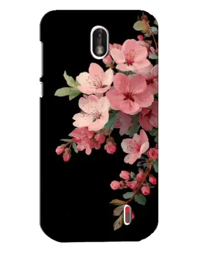 Чехол для Nokia 1 с картинкой «Розовая ветка сакуры» Чехол для Nokia 1 с картинкой «Розовая ветка сакуры»
