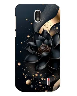 Чехол для Nokia 1 с картинкой «Черный лотос»