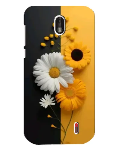 Чехол для Nokia 1 с картинкой «Подсолнух и ромашка» Чехол для Nokia 1 с картинкой «Подсолнух и ромашка»