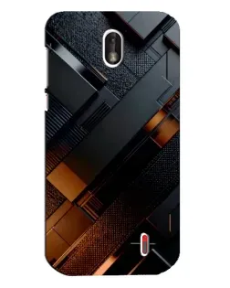 Чохол для Nokia 1 з картинкою «Чорні геометричні блоки» Чохол для Nokia 1 з картинкою «Чорні геометричні блоки»