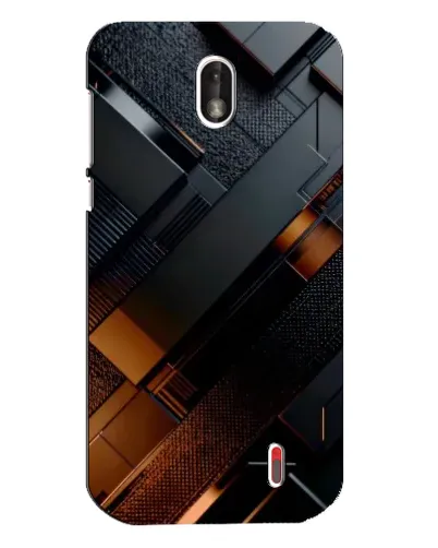 Чохол для Nokia 1 з картинкою «Чорні геометричні блоки» Чохол для Nokia 1 з картинкою «Чорні геометричні блоки»