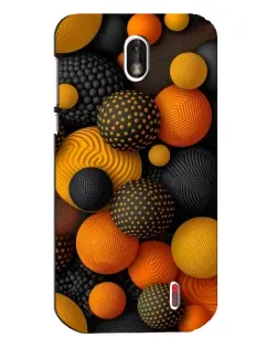 Чохол для Nokia 1 з картинкою «Об'ємні помаранчеві сфери» Чохол для Nokia 1 з картинкою «Об'ємні помаранчеві сфери»