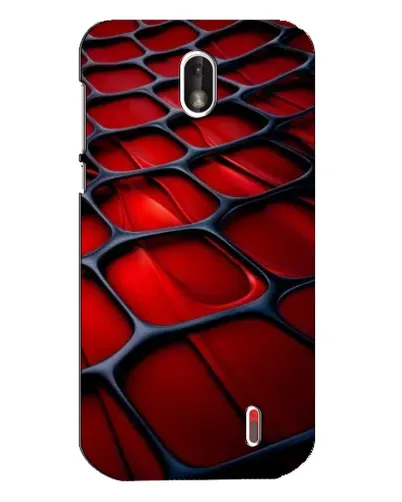 Чохол для Nokia 1 з картинкою «Червона глянцева сітка» Чохол для Nokia 1 з картинкою «Червона глянцева сітка»