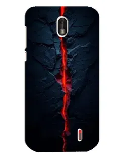 Чохол для Nokia 1 з картинкою «Червона лавова тріщина» Чохол для Nokia 1 з картинкою «Червона лавова тріщина»