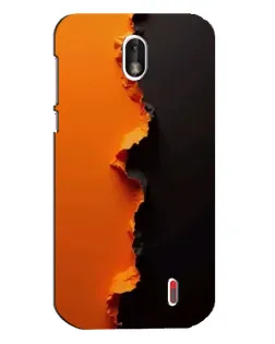 Чохол для Nokia 1 з картинкою «Помаранчевий розлом» Чохол для Nokia 1 з картинкою «Помаранчевий розлом»