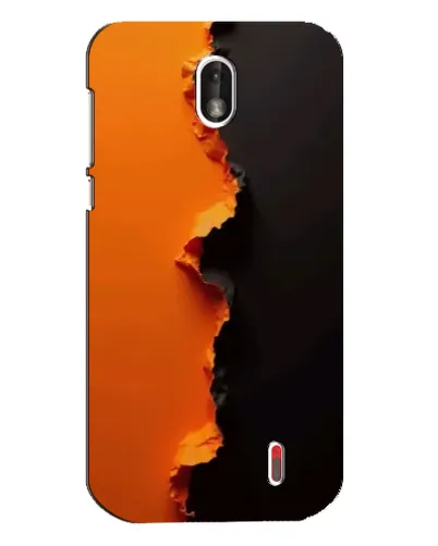 Чохол для Nokia 1 з картинкою «Помаранчевий розлом» Чохол для Nokia 1 з картинкою «Помаранчевий розлом»