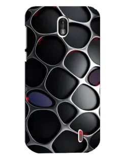 Чохол для Nokia 1 з картинкою «Об'ємна темна решітка» Чохол для Nokia 1 з картинкою «Об'ємна темна решітка»
