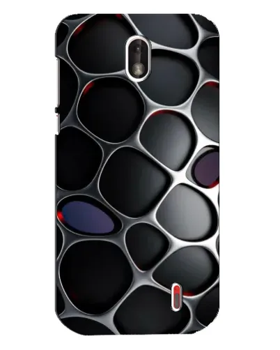 Чохол для Nokia 1 з картинкою «Об'ємна темна решітка» Чохол для Nokia 1 з картинкою «Об'ємна темна решітка»