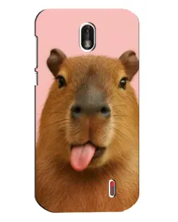 Чохол для Nokia 1 з картинкою «Капібара з язиком» Чохол для Nokia 1 з картинкою «Капібара з язиком»