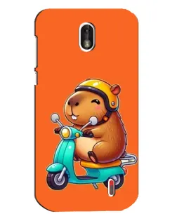Чохол для Nokia 1 з картинкою «Капібара на скутері» Чохол для Nokia 1 з картинкою «Капібара на скутері»