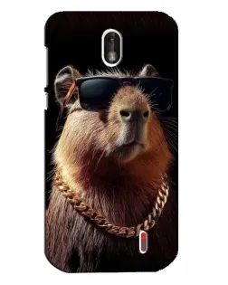 Чохол для Nokia 1 з картинкою «Капібара золотий ланцюг» Чохол для Nokia 1 з картинкою «Капібара золотий ланцюг»