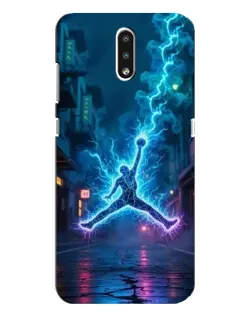 Чохол для Nokia 2.3 з картинкою «Jordan Gold Jumpman»