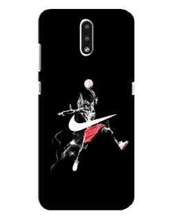 Чехол для Nokia 2.3 с картинкой «Jordan Jumpman»