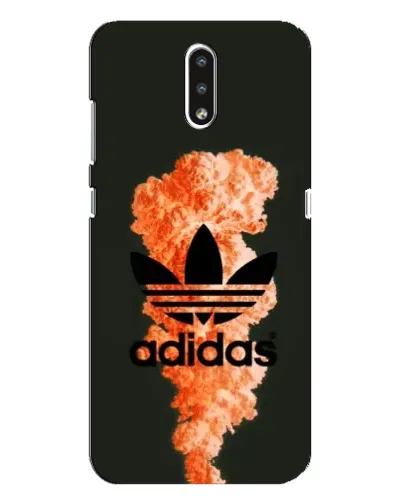 Чохол для Nokia 2.3 з картинкою «Помаранчевий дим Adidas»