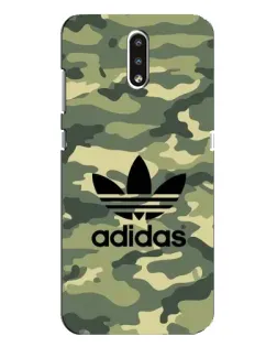 Чохол для Nokia 2.3 з картинкою «Мілітарі стиль Adidas»