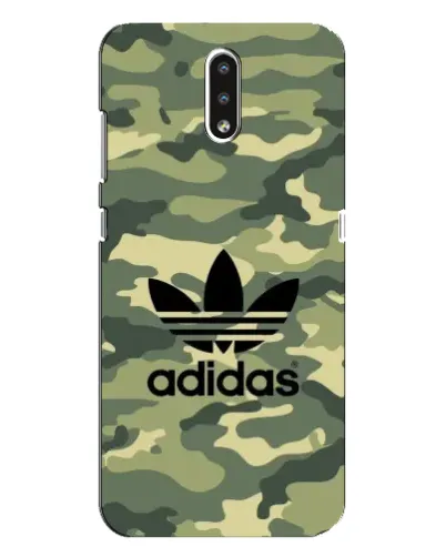 Чохол для Nokia 2.3 з картинкою «Мілітарі стиль Adidas»