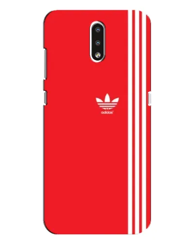 Чохол для Nokia 2.3 з картинкою «Червоний мінімалізм Adidas»