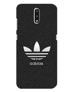 Чохол для Nokia 2.3 з картинкою «Adidas Карбонова текстура»