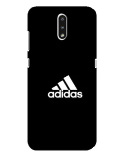 Чохол для Nokia 2.3 з картинкою «Чорна класика Adidas»