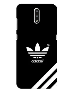 Чохол для Nokia 2.3 з картинкою «Adidas з діагональними смугами»