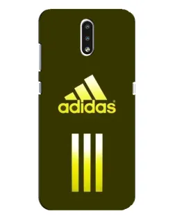 Чохол для Nokia 2.3 з картинкою «Оливковий градієнт Adidas»