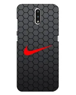 Чохол для Nokia 2.3 з картинкою «Nike — карбонова сітка»