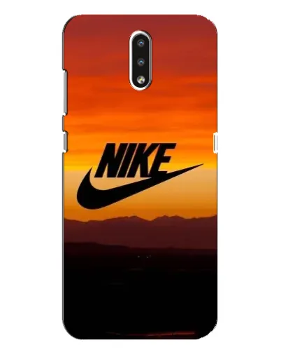 Чехол для Nokia 2.3 с картинкой «Nike — вечерний горизонт»