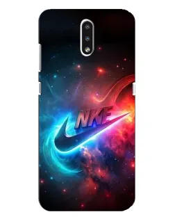 Чехол для Nokia 2.3 с картинкой «Огненный логотип Nike» Чехол для Nokia 2.3 с картинкой «Огненный логотип Nike»