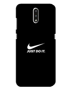 Чехол для Nokia 2.3 с картинкой «Минимализм от Nike» Чехол для Nokia 2.3 с картинкой «Минимализм от Nike»
