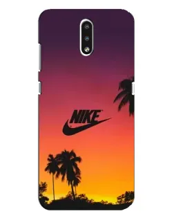 Чехол для Nokia 2.3 с картинкой «Nike на закате солнца» Чехол для Nokia 2.3 с картинкой «Nike на закате солнца»