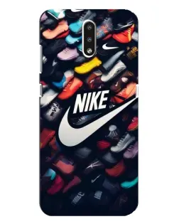 Чехол для Nokia 2.3 с картинкой «Коллекция кроссовок Nike» Чехол для Nokia 2.3 с картинкой «Коллекция кроссовок Nike»